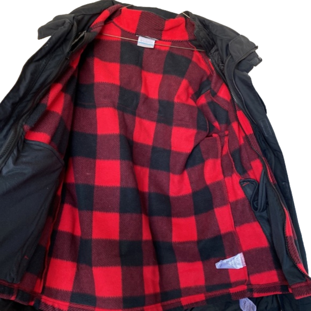 Chevy Columbia Omni Tech 3-in-1 Jacket Buffalo Plaid Waterproof Hunting Outdoors - Picture 5 of 16